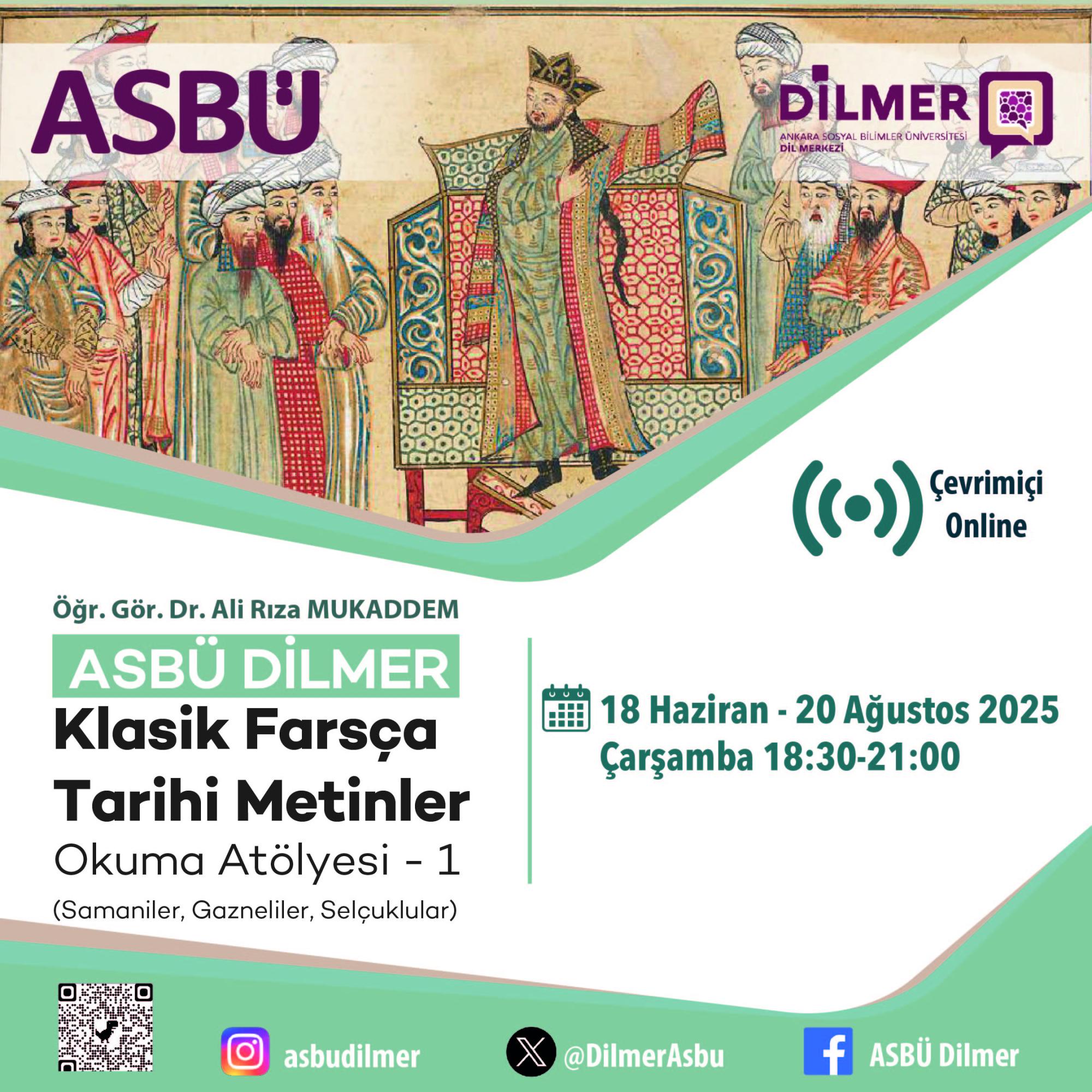 Farsça Tarihi Metinler Okuma Atölyesi I